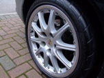 Porsche alloy wheel after repair
